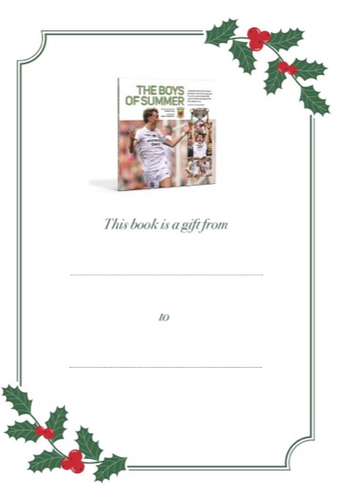 Christmas gift card: This book is a gift from ... to ...